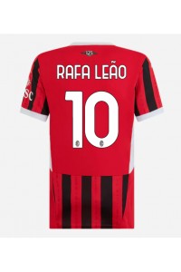 AC Milan Rafael Leao #10 Voetbaltruitje Thuis tenue Dames 2024-25 Korte Mouw